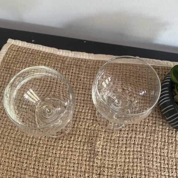 SET OF 2 GERMAN VINTAGE CRYSTAL WINE GLASSES - Picture 4 of 9